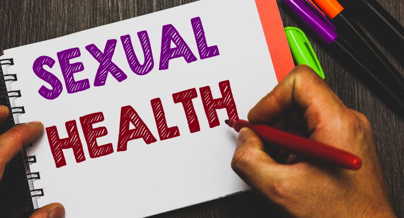 pad of paper with hand writing sexual health
